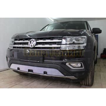Защита радиатора Volkswagen Teramont 2017- chrome низ с парктроником