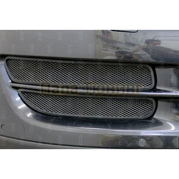 Защита радиатора Volkswagen Touareg I 2007-2010 боковая часть (4 части) black