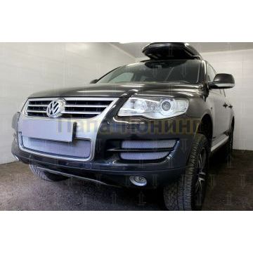 Защита радиатора Volkswagen Touareg I 2007-2010 боковая часть (4 части) chrome