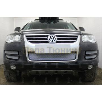 Защита радиатора Volkswagen Touareg I 2007-2010 боковая часть (4 части) chrome