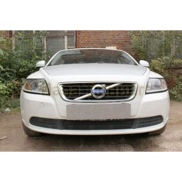Защита радиатора Volvo S40 II (рестайлинг) 2007-2012 black низ