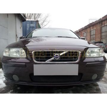 Защита радиатора Volvo S60 I 2004-2010 рестайлинг black