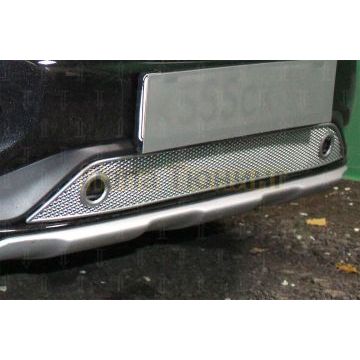 Защита радиатора Volvo XC60 2017- chrome низ с парктроником