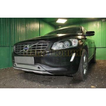 Защита радиатора Volvo XC60 2017- chrome низ с парктроником