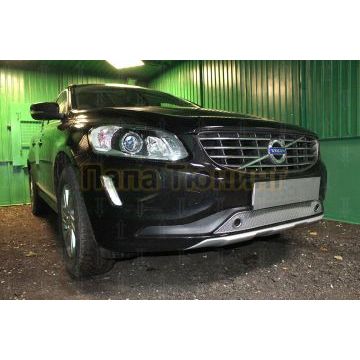 Защита радиатора Volvo XC60 2017- chrome низ с парктроником