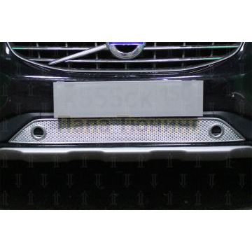 Защита радиатора Volvo XC60 2017- chrome низ с парктроником