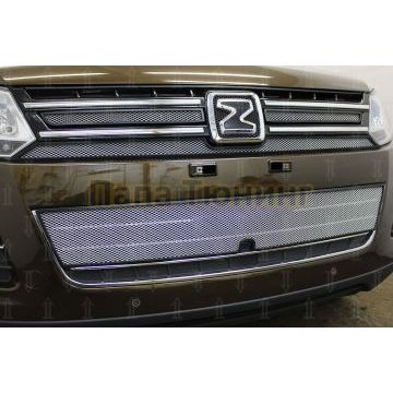Защита радиатора Zotye T600 2016- chrome низ