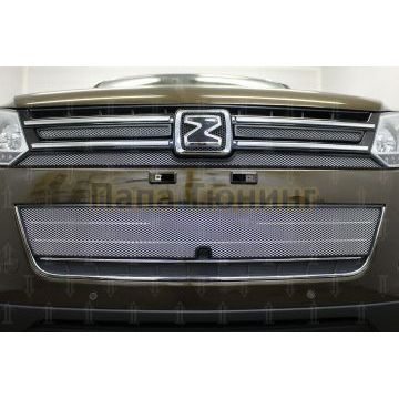 Защита радиатора Zotye T600 2016- chrome низ