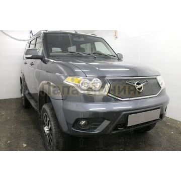 Защита радиатора Уаз Патриот (рестайлинг 3) 2016- black