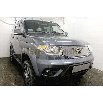 Защита радиатора Уаз Патриот (рестайлинг 3) 2016- chrome