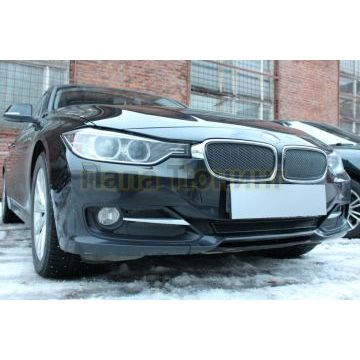 Защита радиатора BMW 3 F30/F31 2012-2015 black низ PREMIUM