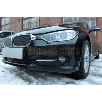 Защита радиатора BMW 3 F30/F31 2012-2015 black низ PREMIUM