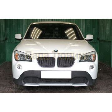 Защита радиатора BMW X1 I E84 2009-2012 (3D) black PREMIUM
