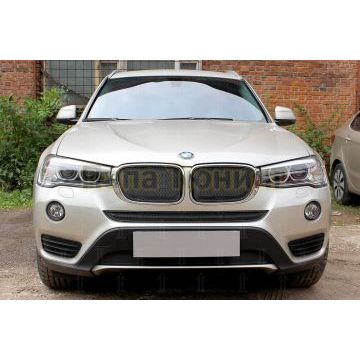 Защита радиатора BMW X3 II (F25) 2014-2017 black низ PREMIUM
