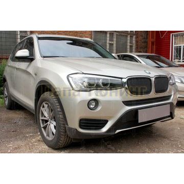 Защита радиатора BMW X3 II (F25) 2014-2017 black низ PREMIUM