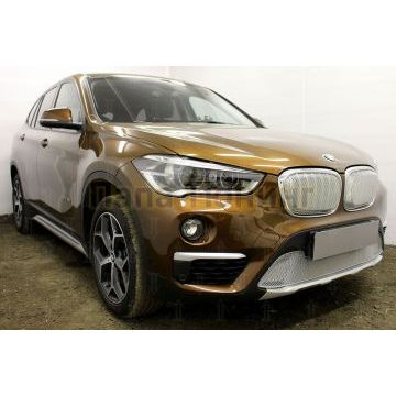 Защита радиатора BMW X1 II F48 2015- chrome низ PREMIUM