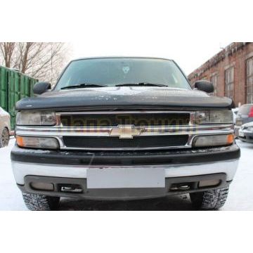 Защита радиатора Chevrolet Tahoe II 1999-2007 black PREMIUM