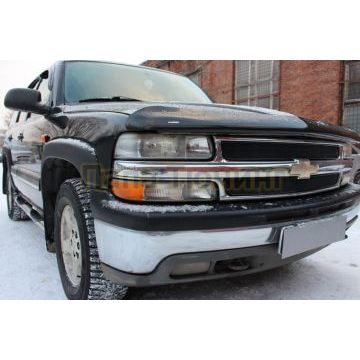 Защита радиатора Chevrolet Tahoe II 1999-2007 black PREMIUM