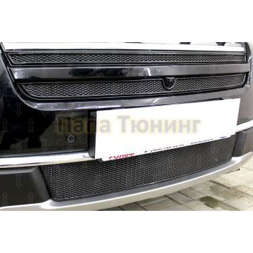 Защита радиатора Ford Explorer 2018- black низ PREMIUM