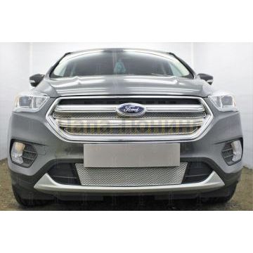 Защита радиатора Ford Kuga II 2016- chrome низ PREMIUM