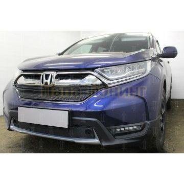 Защита радиатора Honda CR-V V 2016- black низ PREMIUM