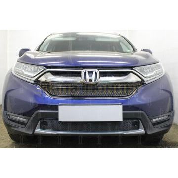 Защита радиатора Honda CR-V V 2016- black низ PREMIUM