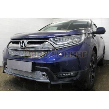 Защита радиатора Honda CR-V V 2016- chrome низ PREMIUM