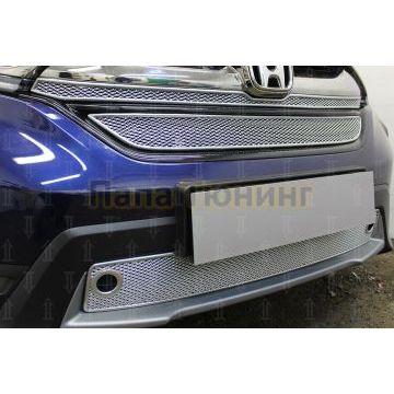 Защита радиатора Honda CR-V V 2016- chrome низ PREMIUM
