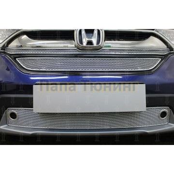 Защита радиатора Honda CR-V V 2016- chrome низ PREMIUM