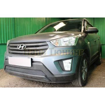 Защита радиатора Hyundai Creta 2016- black PREMIUM