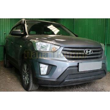 Защита радиатора Hyundai Creta 2016- black PREMIUM