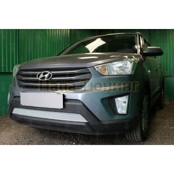 Защита радиатора Hyundai Creta 2016- chrome PREMIUM