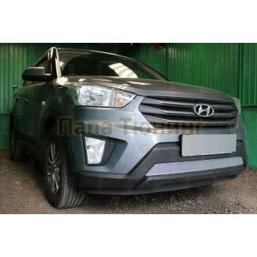 Защита радиатора Hyundai Creta 2016- chrome PREMIUM