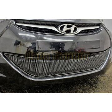 Защита радиатора Hyundai Elantra V (MD) 2011-2014 black PREMIUM