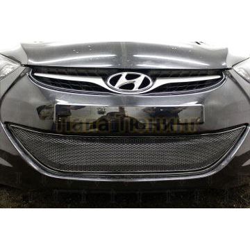 Защита радиатора Hyundai Elantra V (MD) 2011-2014 black PREMIUM