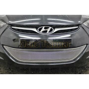 Защита радиатора Hyundai Elantra V (MD) 2011-2014 chrome PREMIUM