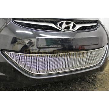 Защита радиатора Hyundai Elantra V (MD) 2011-2014 chrome PREMIUM