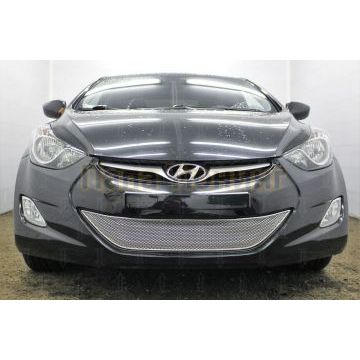 Защита радиатора Hyundai Elantra V (MD) 2011-2014 chrome PREMIUM