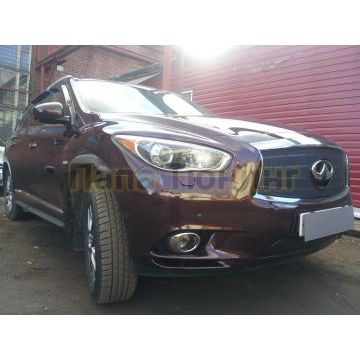 Защита радиатора Infiniti JX35 2012-2014/QX60 2014-2016 black низ PREMIUM