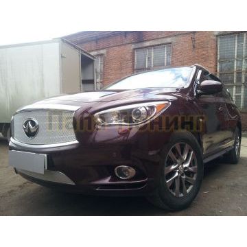 Защита радиатора Infiniti JX35 2012-2014/QX60 2014-2016 chrome низ PREMIUM