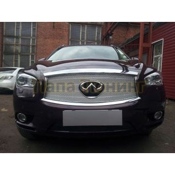 Защита радиатора Infiniti JX35 2012-2014/QX60 2014-2016 chrome низ PREMIUM
