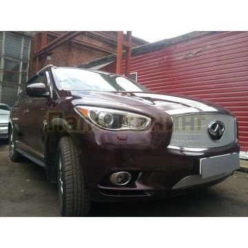 Защита радиатора Infiniti JX35 2012-2014/QX60 2014-2016 chrome низ PREMIUM