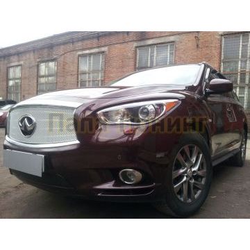 Защита радиатора Infiniti JX35 2012-2014/QX60 2014-2016 chrome низ PREMIUM