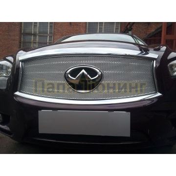 Защита радиатора Infiniti JX35 2012-2014/QX60 2014-2016 chrome низ PREMIUM