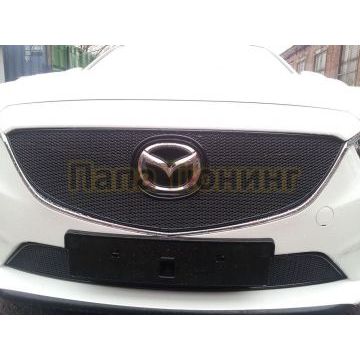 Защита радиатора Mazda 6 2012-2015 black низ PREMIUM