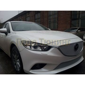 Защита радиатора Mazda 6 2012-2015 chrome низ PREMIUM