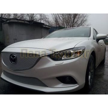 Защита радиатора Mazda 6 2012-2015 chrome низ PREMIUM