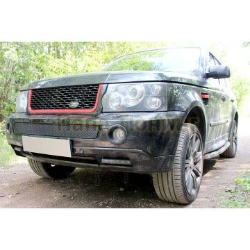 Защита радиатора Land Rover Range Rover Sport I 2005-2009 black середина PREMIUM