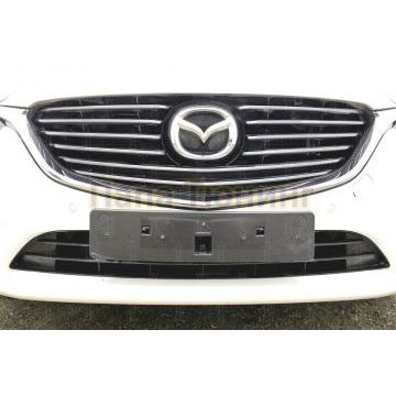 Защита радиатора Mazda 6 2015-2018 (Activ) black верх PREMIUM