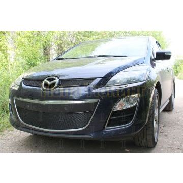 Защита радиатора Mazda CX-7 2009-2013 black низ PREMIUM
